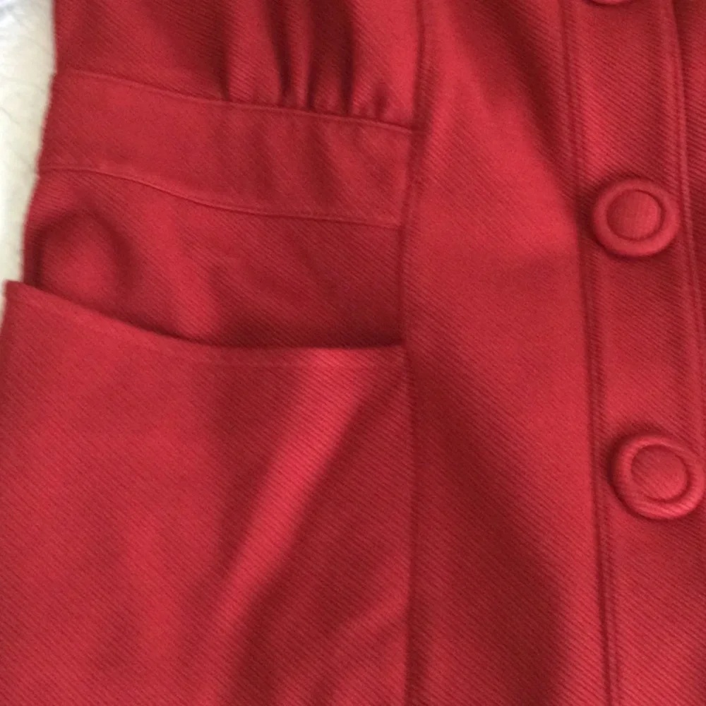 Red/Rust Button-Up Blazer - Picture 7 of 9